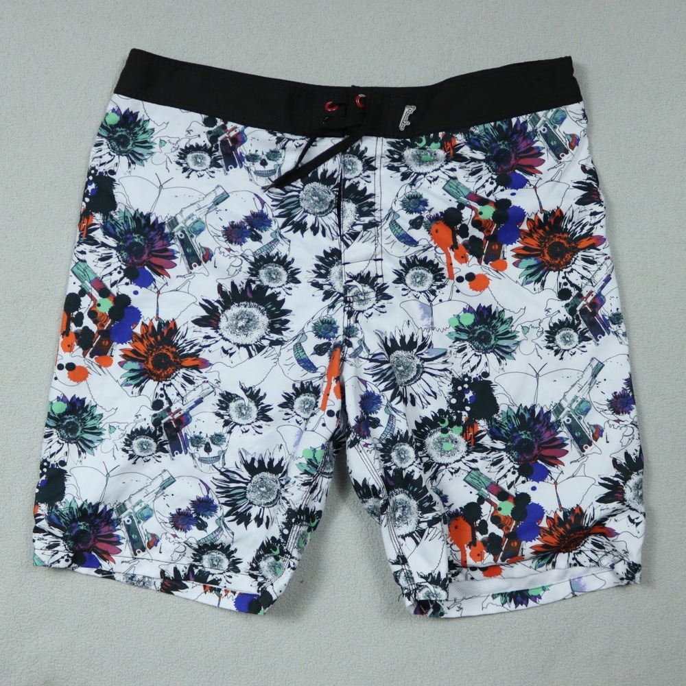 Mambo Australia Men's Swim Trunks Board‎ Shorts Art All Over Print XL